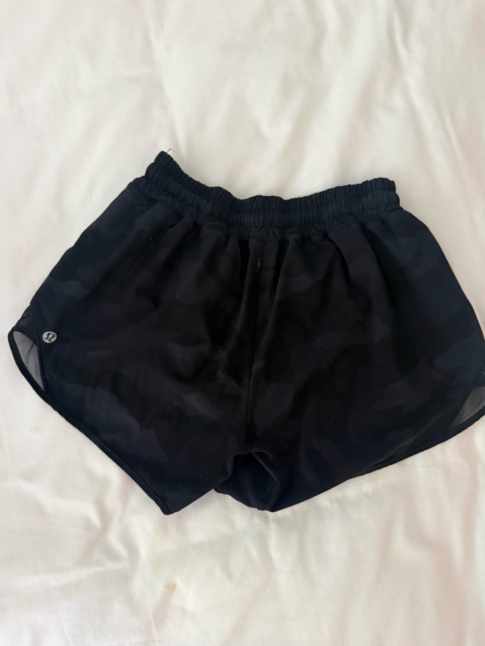 lululemon athletica Black Camo Athletic Shorts